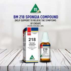 BM 218 for Croup ( cough that sounds like a barking )