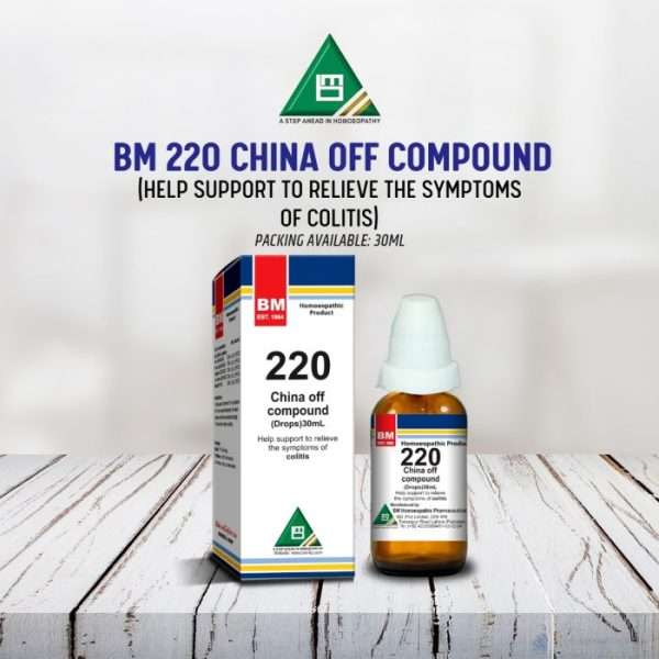 BM 220 for COLITIS ( pain in the lower part of the colon)