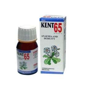 Kent Drops 65 | A Homoeopathic medicine for treatment of Anemia And Debility by Kent Pharma At Chachujee.com