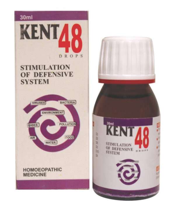 Kent Drops 48 | A Homoeopathic medicine for treatment of Stimulation of Defensive System by Kent Pharma
