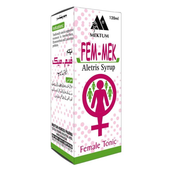 Fem Mek Syrup for leucorrhoea and Amenorrhea