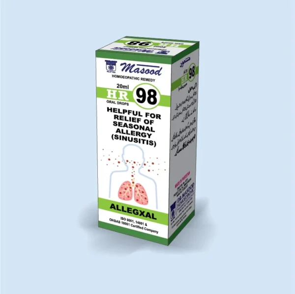 HR 98 (ALLEGXAL) For Seasonal Allergies