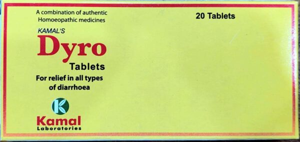 DYRO (TABLETS) (For relief in all types of diarrhoea)( 20 Tablets)