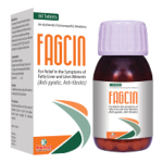 Fagcin Tablets (For relief in the symptoms of Fatty Liver and Liver- Ailments (Anti-pyretic and Anti-fibrotic))
