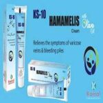 KS 10 HAMAMELIS Cream (Relieves the symptoms of varicose veins & bleedings piles)