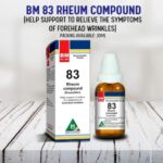 BM 83 for Forehead Wrinkles