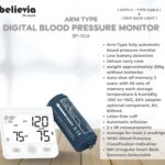 Believia ARM TYPE DIGITAL BLOOD PRESSURE MONITOR BP-50A