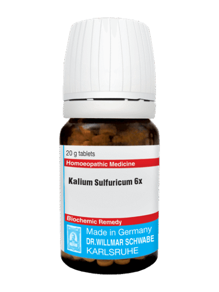 Dr Willmar Schwabe Germany Kalium Sulfuricum Biochemic Tablet 6X