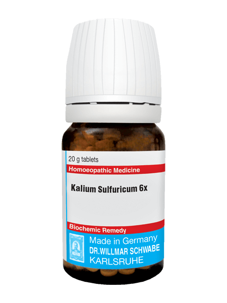 Dr Willmar Schwabe Germany Kalium Sulfuricum Biochemic Tablet 6X
